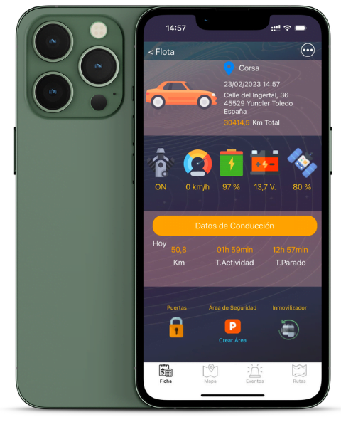 APP LOCALIZA® - Aplicación de localización Ficha Del Vehículo - Aplicacion Para Gps Localizador