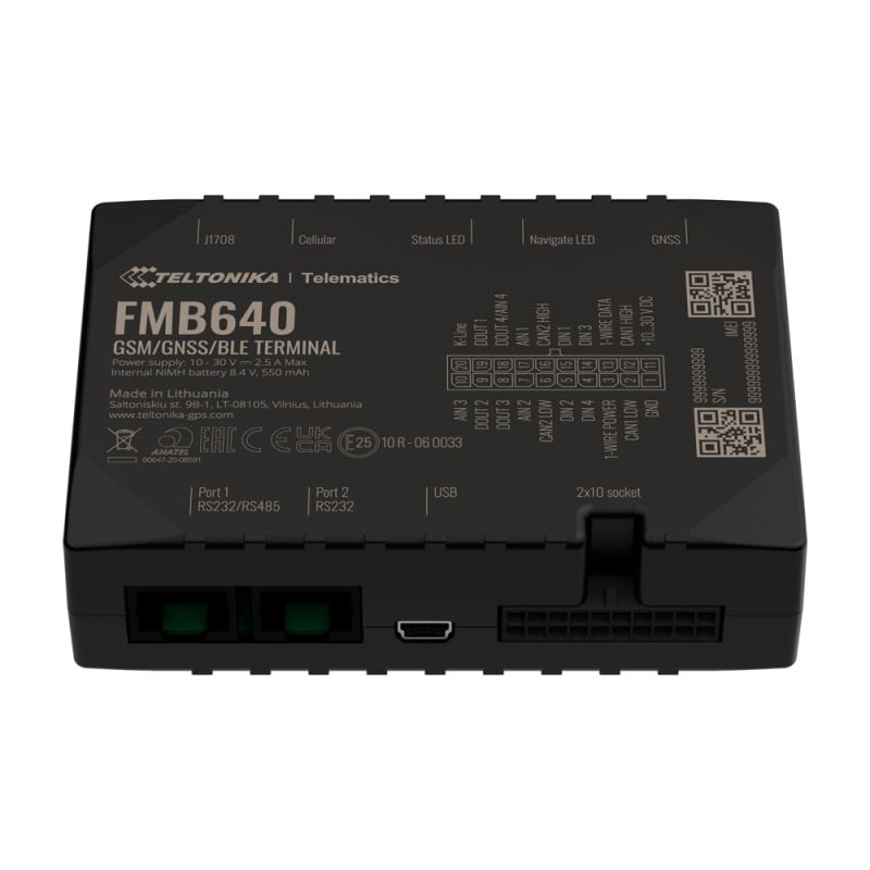 Descarga Remota del Tacógrafo Digital - Camiones (Teltonika FMB640) Tacografo Digital Descarga De Datos A Distancia